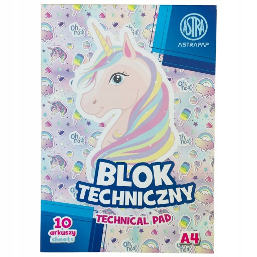 Astra Technický blok biely A4 10 listov 106022019