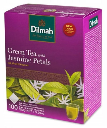 DILMAH zelený 100 tb jazmín