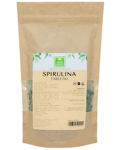 Spirulina 250 mg tablety 1000 tabliet Prírodné riasy RASTLINNÝ PROTEÍN