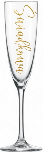 Pohár na šampanské Svadobný darček pre nevestu Maid of Honor Ženícha