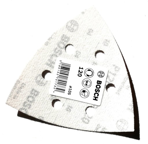 Delta brúsny papier na suchý zips BOSCH 105mm P120 1 ks