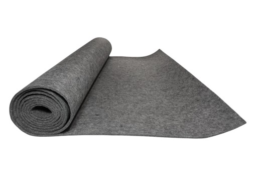 Plsť 5mm, 550g, šírka 160cm, 0,1m - Sivá