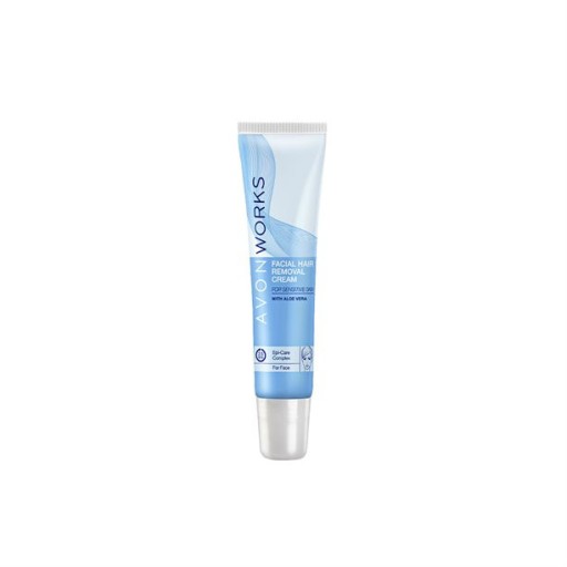 Avon - WORKS Krém na odstraňovanie chĺpkov na tvári s fúzmi 15 ml