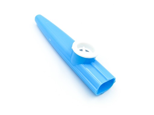 Plastový KAZOO modrý, hračkársky nástroj