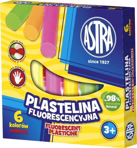FLUORESCENTNÁ PLASTIKA 6 FARIEB ASTRA FLUO