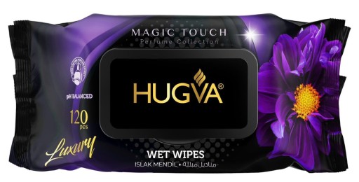 Luxusné parfumované vlhčené obrúsky MAGIC TOUCH 120 ks HUGVA