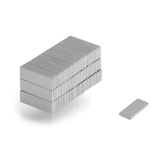 SILNÝ NEODYMIOVÝ MAGNET 10x2x1 N38 10 KS