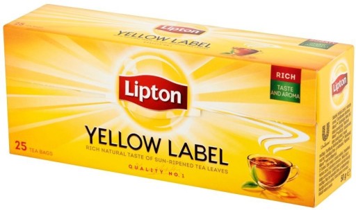 Lipton Yellow Label čaj čierny 50 tb