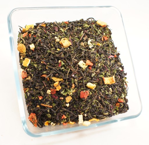 ČAS NA RELAX čierny čaj Melisa+Jahoda 100g