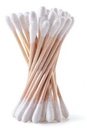 BAMBUSOVÉ UŠI TYČKY 100 KS HYGIENICKÉ EKOLOGICKÉ LYBAR TAŠKA