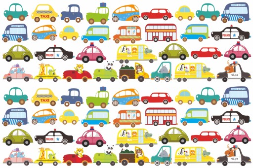 Samolepky na stenu alebo nábytok CARS AUTO 50x75cm AD