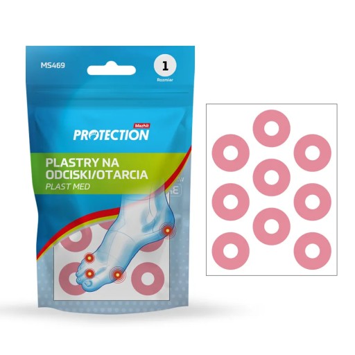 MAZBIT PLAST MED MO456 penové omietky na kurie oká, VEĽKOSŤ 1/S