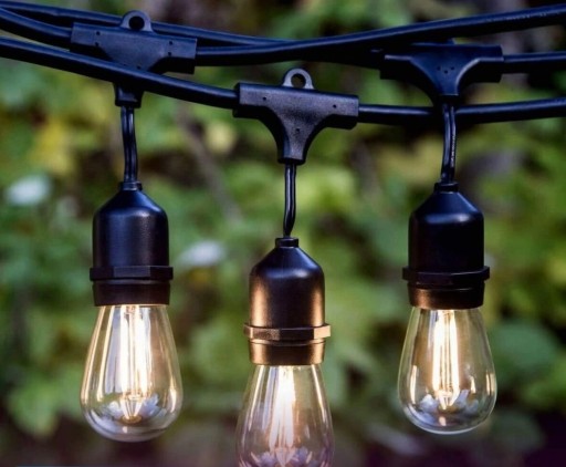 E27 S14 1W retro teplá LED festónová žiarovka