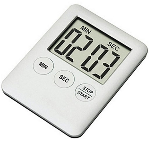 KUCHYŇSKÝ ČASOVAČ S MAGNETOVÝMI STOPKAMI LCD ČASOVAČOM