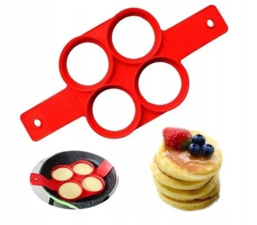 Silikónová forma na palacinky, palacinky, vajíčka, omelety, forma na vyprážanie