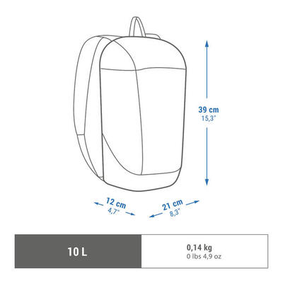 Turistický batoh Quechua Arpenaz NH100 10 litrov