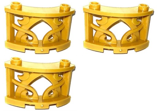 LEGO 41823 HUD 3x3x2 perleťové zlato (6g) 3 ks.