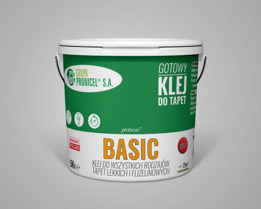 Hotové lepidlo na vliesové, vinylové a ľahké tapety PRONICEL BASIC 2,5 kg