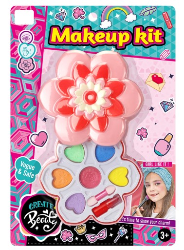 Make-up set s kozmetikou a tieňmi v uzamykateľnej krabičke