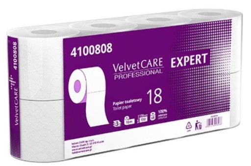 Toaletný papier Velvet care Expert 8 roliek x 18 m
