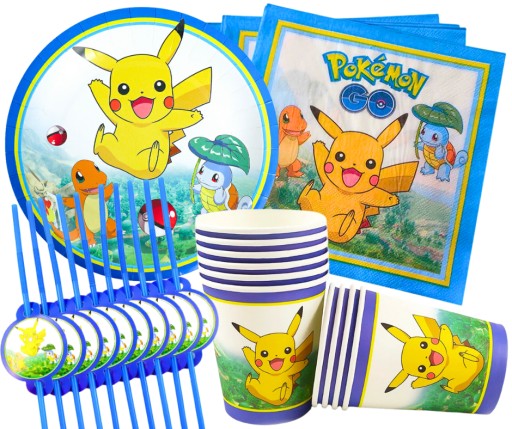 NARODENINOVÉ TANIERE POKEMON PIKACHU CHARMANDER x10
