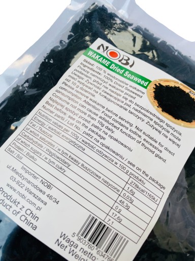WAKAME riasa 100g - SUŠENÉ MORSKÉ RIASY