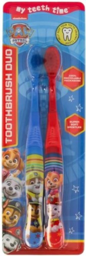 Ručná zubná kefka PAW Patrol x2 SUPER SOFT 3+