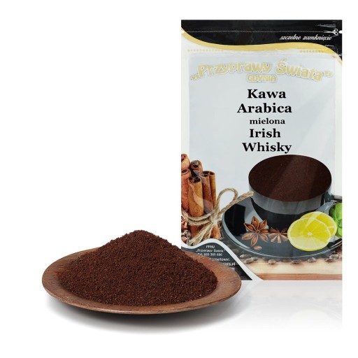 Írska whisky mletá káva Arabica