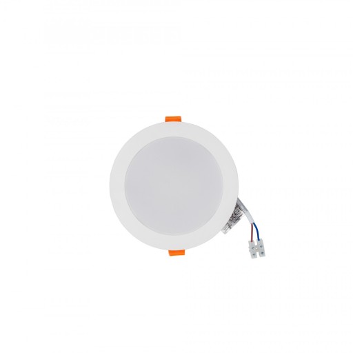 JULIET GU10 zápustné stropné svietidlo, priem. 8,5 cm | strieborná IP54