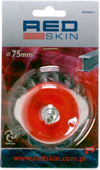 Drôtená kefa pre 75 mm vrták Red Skin