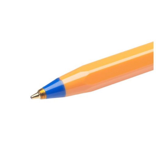 BIC ORIGINÁL JEMNÝ GUĽOVÝ BOD MODRÁ KLASICKÁ ORANŽOVÁ KANCELÁRSKA SÚPRAVA x2