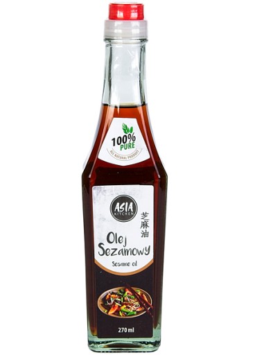 Olej z pražených sezamových semienok 270ml Asia Kitchen
