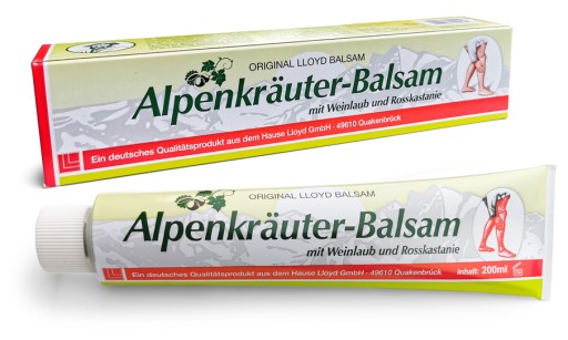 Alpenkrauter Gaštanový a hroznový balzam 200ml