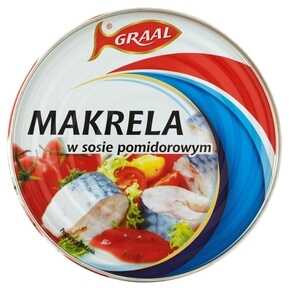 GRÁLOVÁ MAKREEL V RAJČINOVEJ OMÁČKE 300G