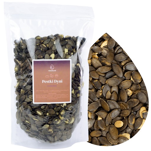 Lúpané tekvicové semienka 500g Wenatural - prírodný snack