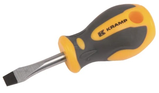 Krátky plochý skrutkovač, 6,5 x 38 mm KRAMP