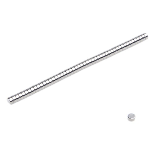 Magnet cylindrický neodýmový MW 3x1,5 N38 10 ks