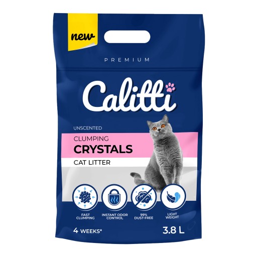 Silikón Calitti Clumping Crystals 3,8 l