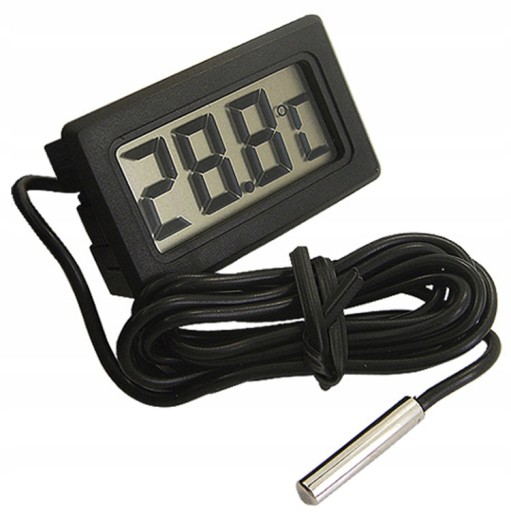 DIGITÁLNY ELEKTRONICKÝ PRESNÝ LCD TEPLOMER SO SONDOU PRE AKVÁRIUM CHLADNIČKY