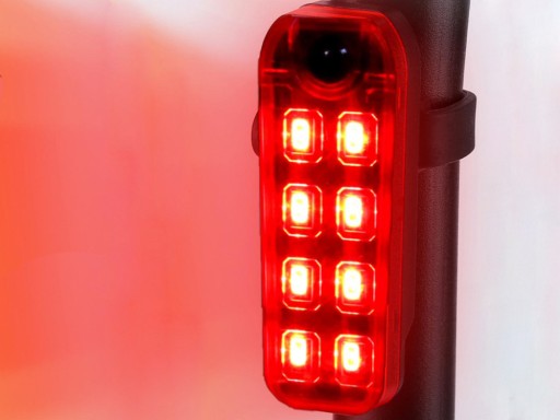 BIKE ZADNÁ LAMPA USB LED BICYKLOVÉ SVETLO