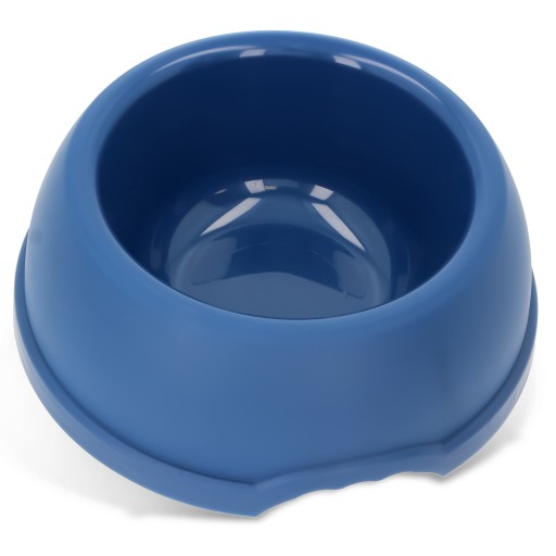 Plastová miska pre psov L, 1,3L, námornícka modrá, priem 24,5 cm,