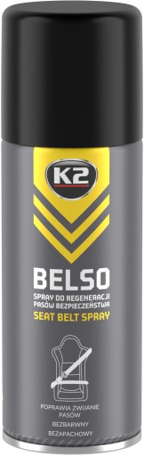 K2 BELSO SPREJ NA REGENERÁCIU BEZPEČNOSTNÝCH PÁSOV znižuje trenie 400ml