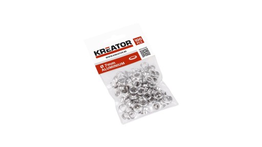 7mm ALU KREATOR kožené očká