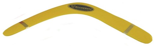 VRATNÝ BOOMERANG VRATNÝ BOOMERANG NA HÁDZANIE 40 CM ŽLTÉ