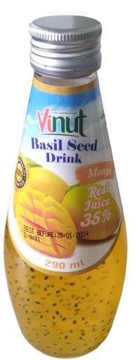 Bazalkovo-mangový nápoj VINUT 290ml