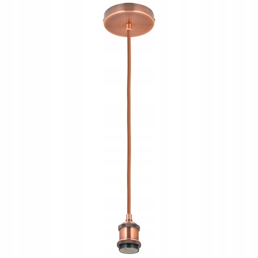 ZÁVESNÉ stropné svietidlo, ozdobný držiak žiarovky E27, LAMPA LOFT Copper