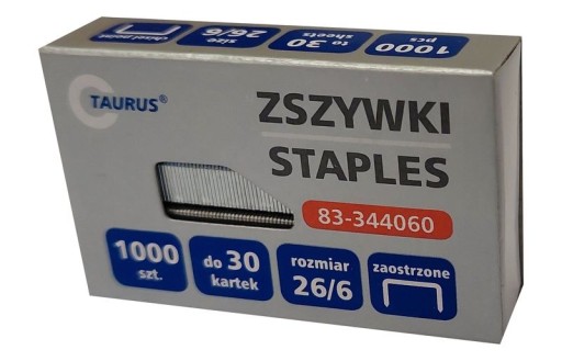 Sponky 26/6 Taurus 1000 ks