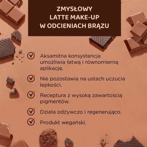 Tekutý rúž Eveline Cosmetics Choco Glamour 01