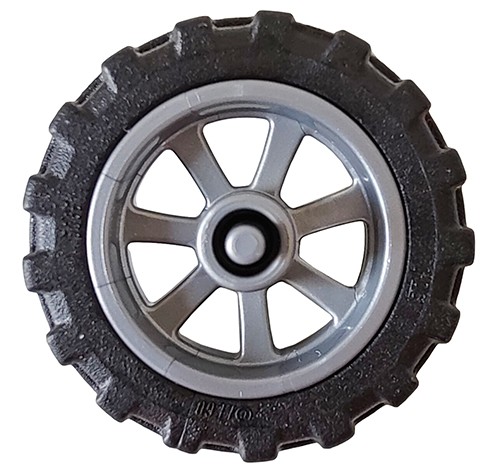 LEGO 50862c01 MOTOROVÉ KOLESO so striebornou pneumatikou (2g)