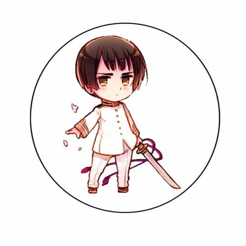 Vzor špendlíka Hetalia Japan1